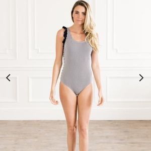 Navy stripe Shabby Apple Swimsuit